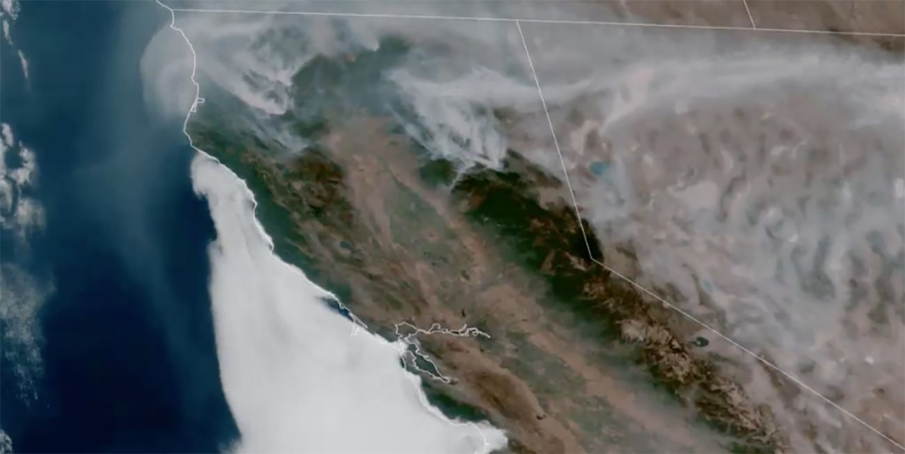 Day Around the Bay: Dixie Fire Smoke Blowing Into Denver and Elsewhere