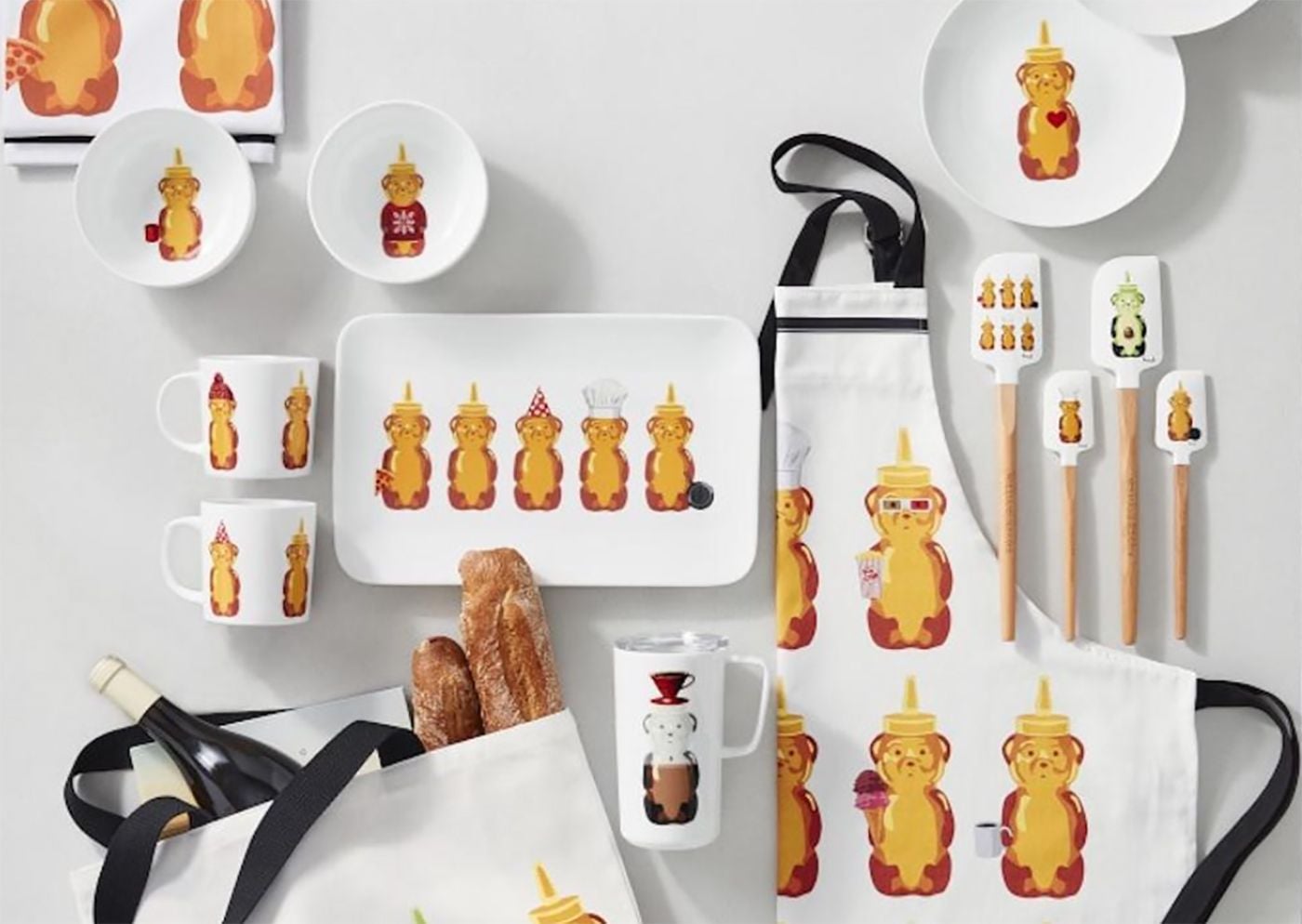 You Can Now Find Fnnch Honey Bears On Williams-Sonoma Dishware, Aprons