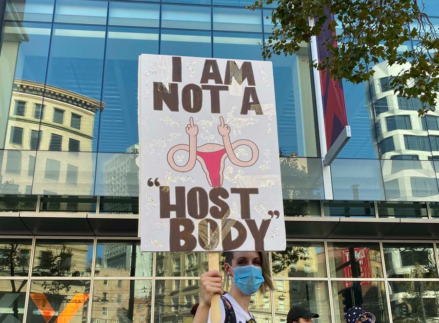 Photos: Thousands Call for Protection of Abortion Rights at Women’s March in San Francisco