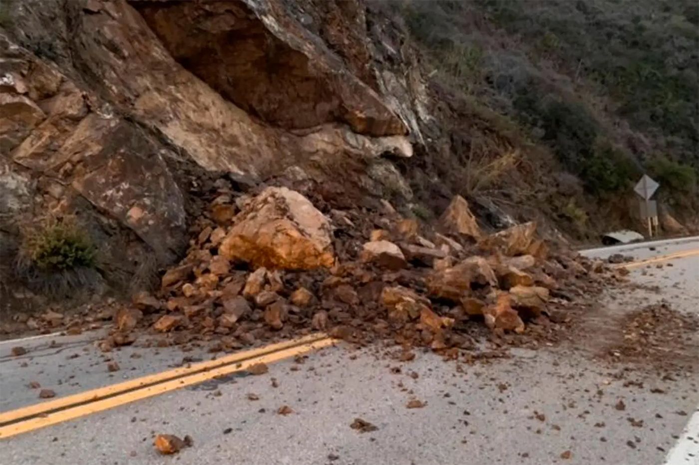 Thursday Morning What's Up: Rockslide Closes Piece of Highway 1