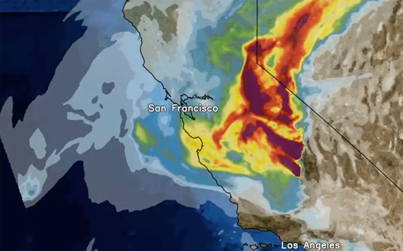 Expect Some Smoke Haze From Sierra Fires Over the Bay Area Today