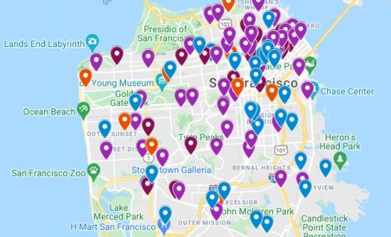 Map: Everywhere You Can Get a Free COVID-19 Booster Vaccine Shot in SF