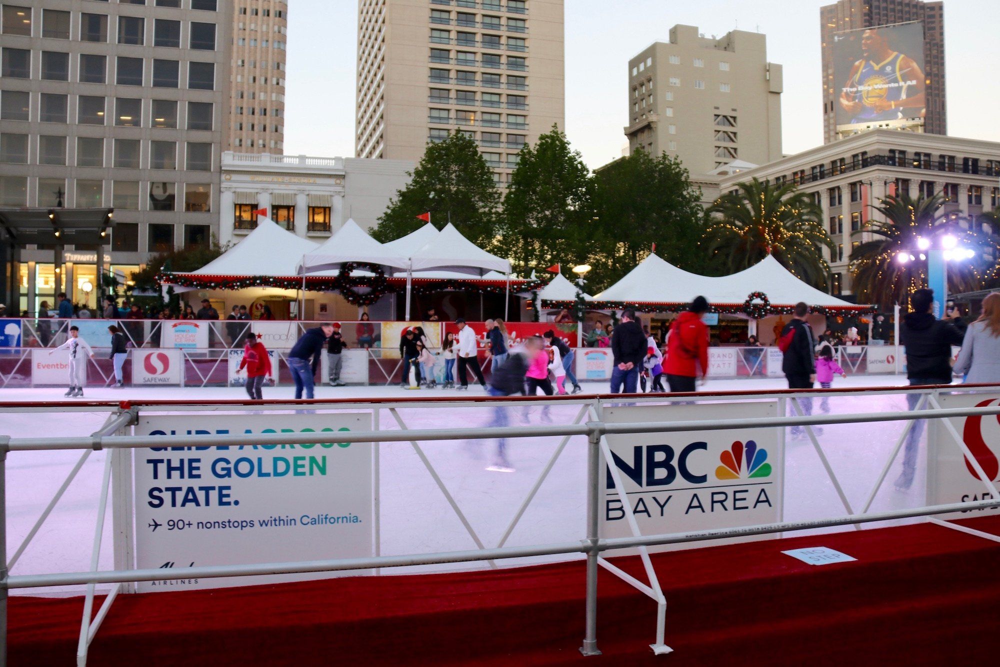 Nov 5, SF Union Square Safeway Holiday Ice Rink 2022-23: San Francisco