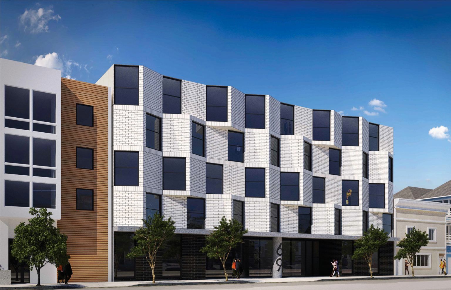 Five-Story, Saitowitz-Designed Condo Complex Slated for Belcher Street In Duboce Triangle