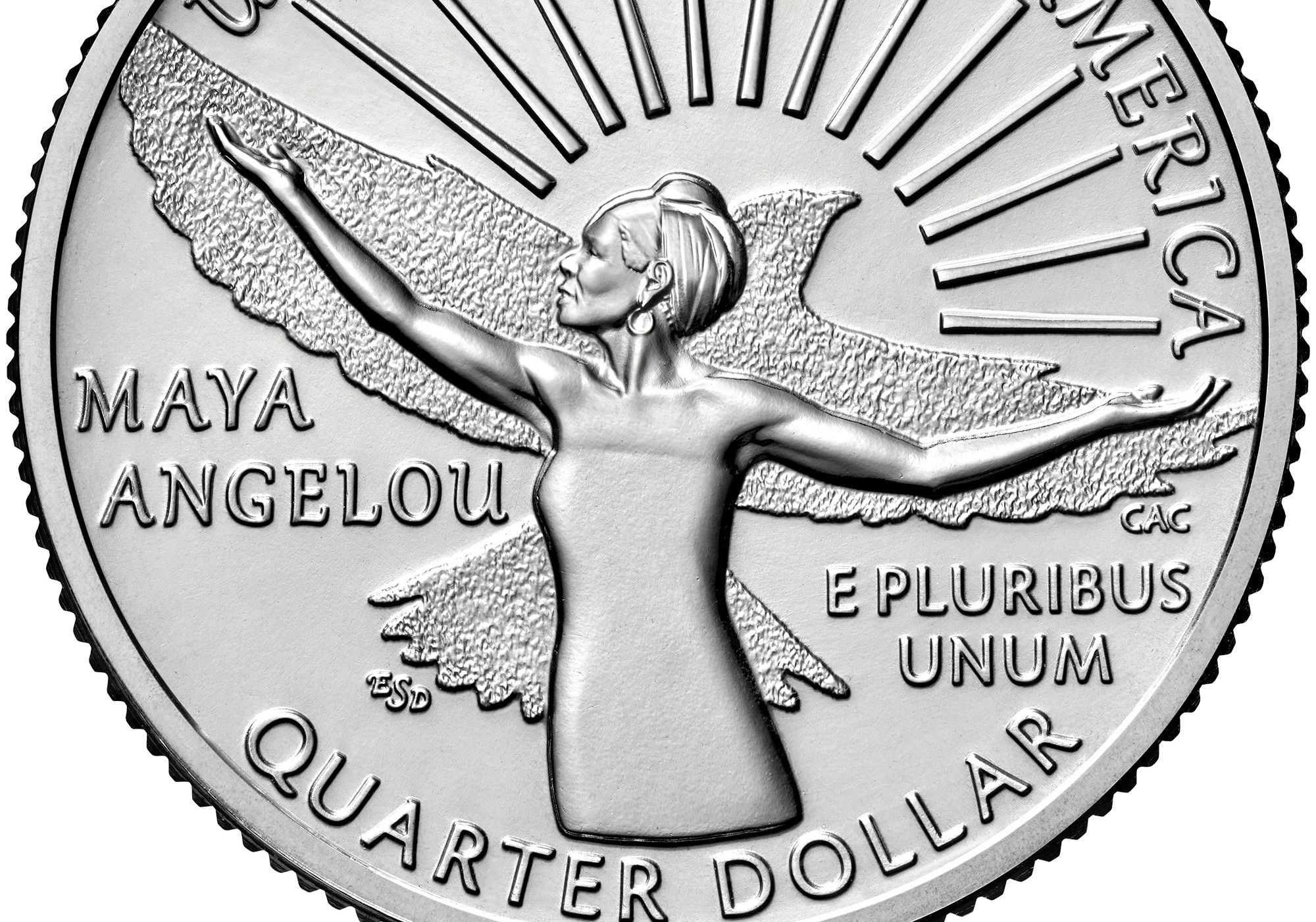 U.S. Mint Now Rolling Out Quarters That Have Maya Angelou On Them