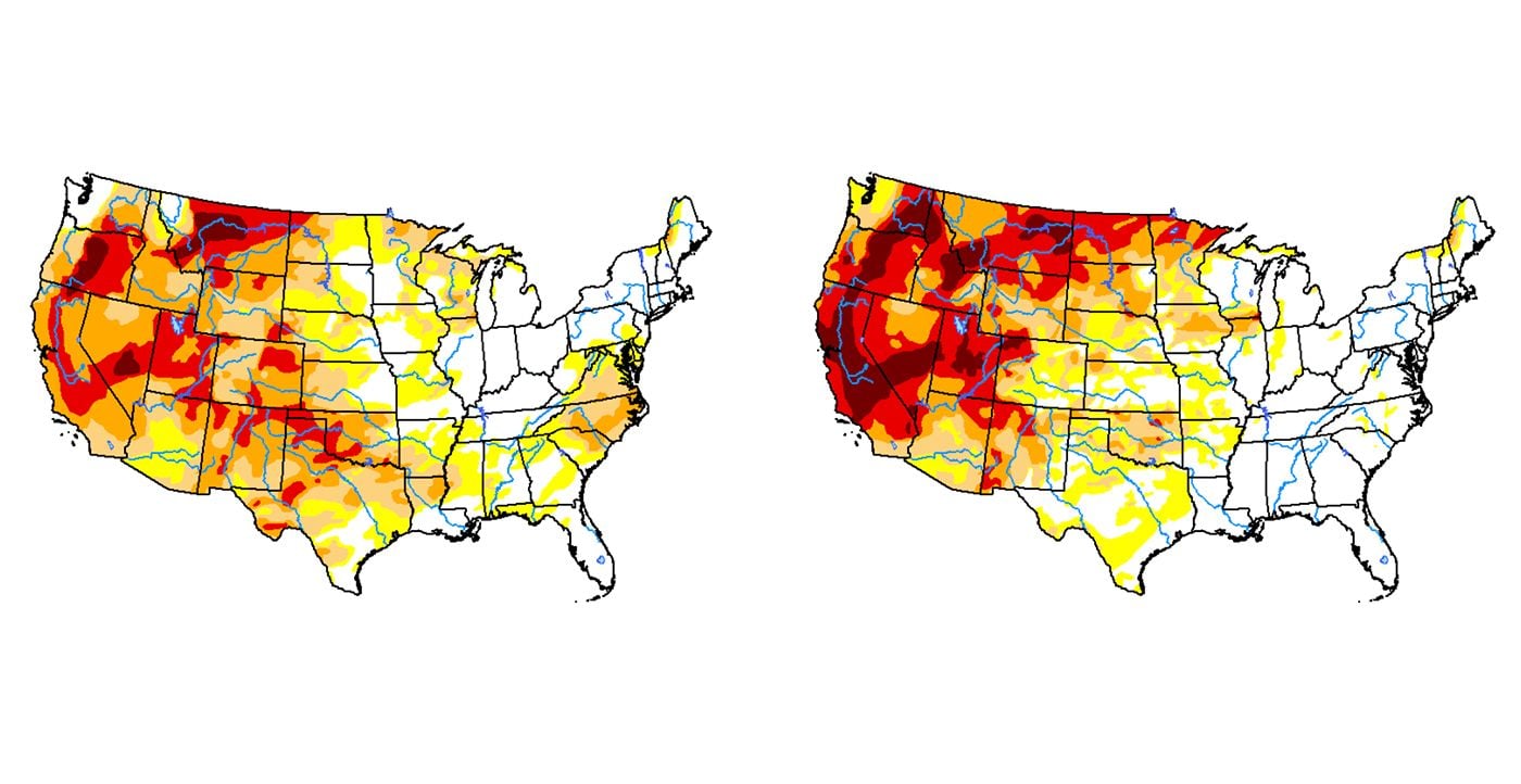 The CA Drought Map Has Changed a Lot Since September