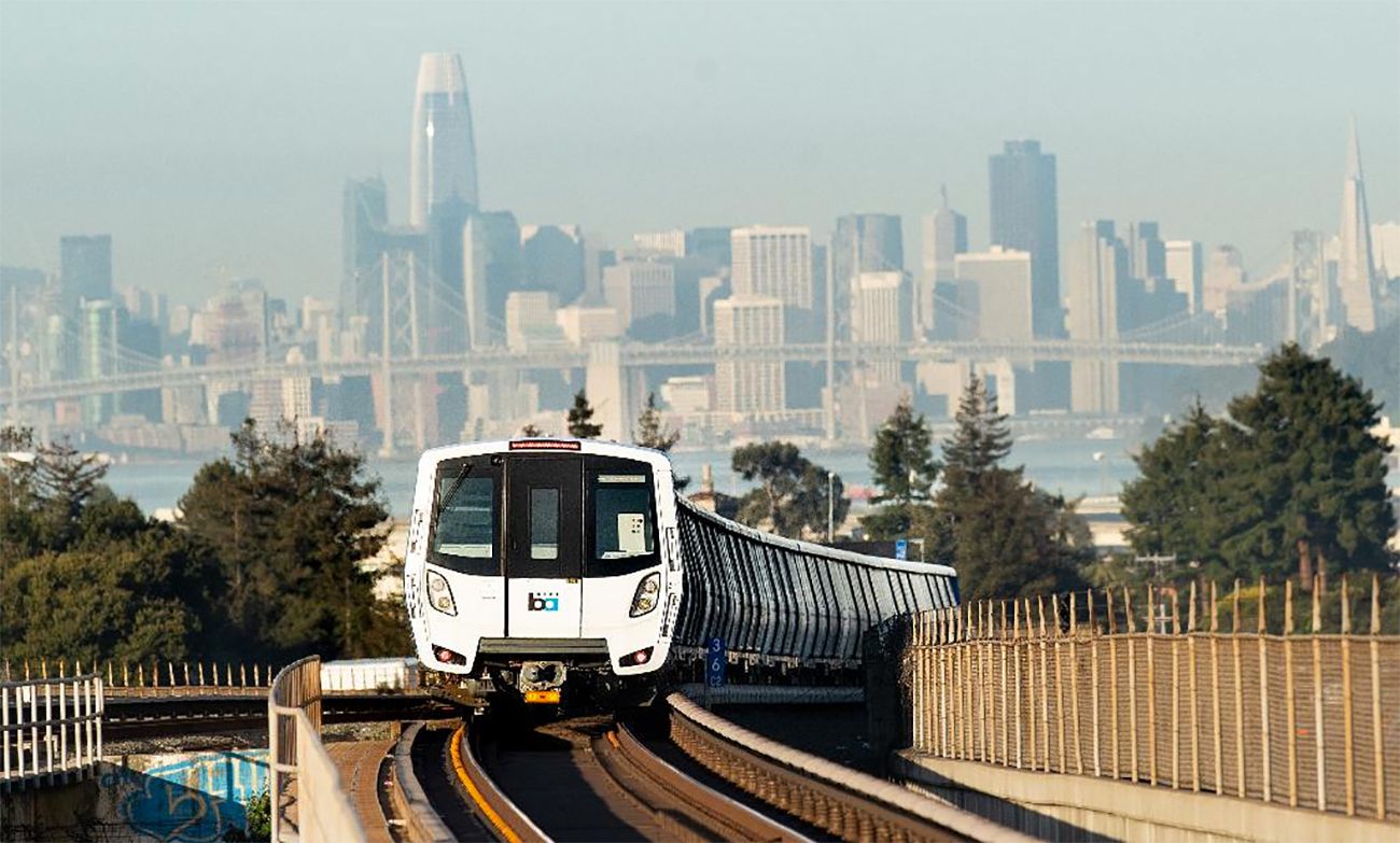BART Trains to SFO Briefly Halted After Tree Falls Onto Tracks Amid Gusty Winds