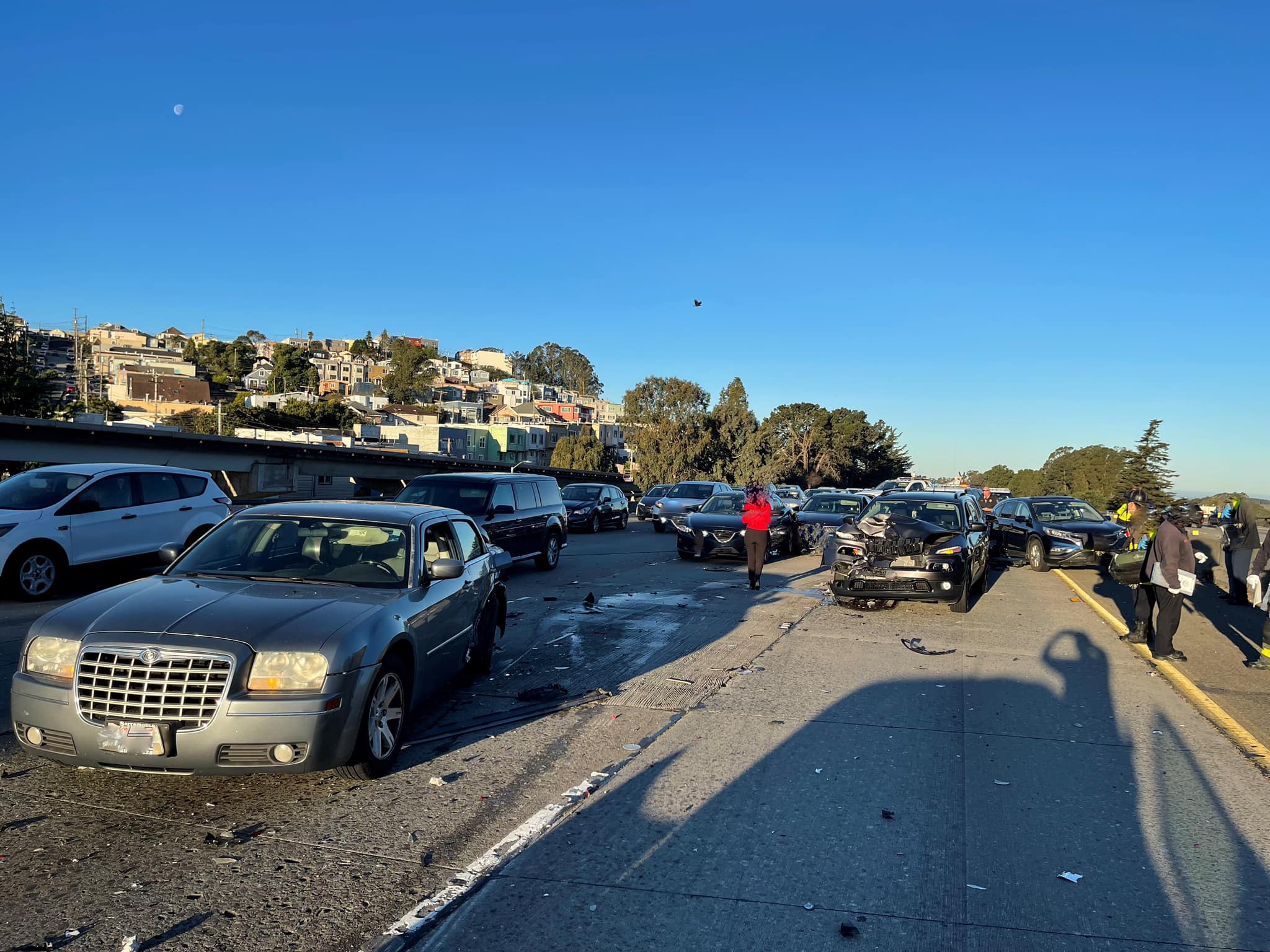 Speed and Sunlight: The Recipe For an Eleven-Car Pileup In San Francisco