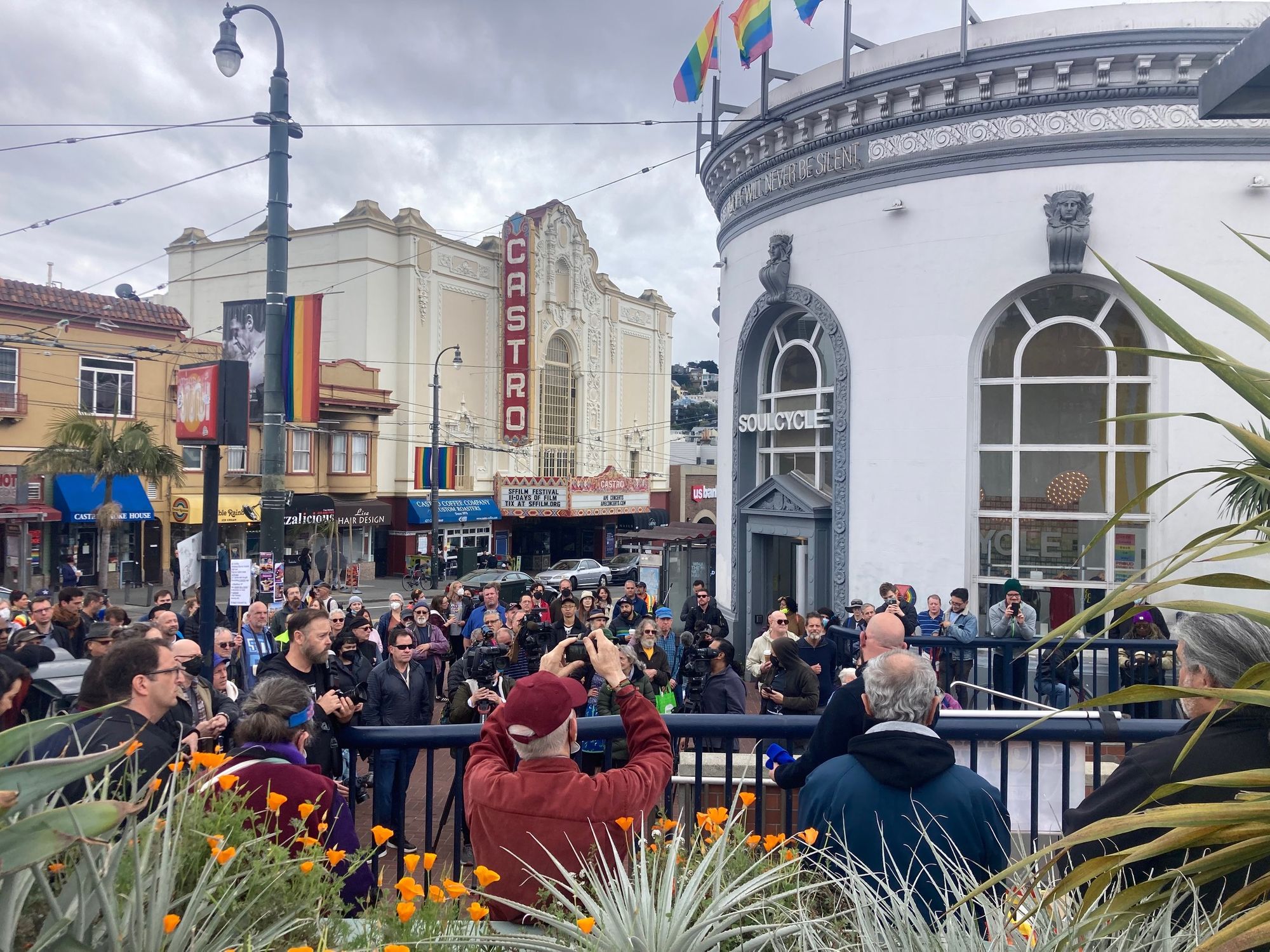 Photos: Hundreds Gather in Castro in Support of Cleve Jones, Other Tenants Facing Displacement