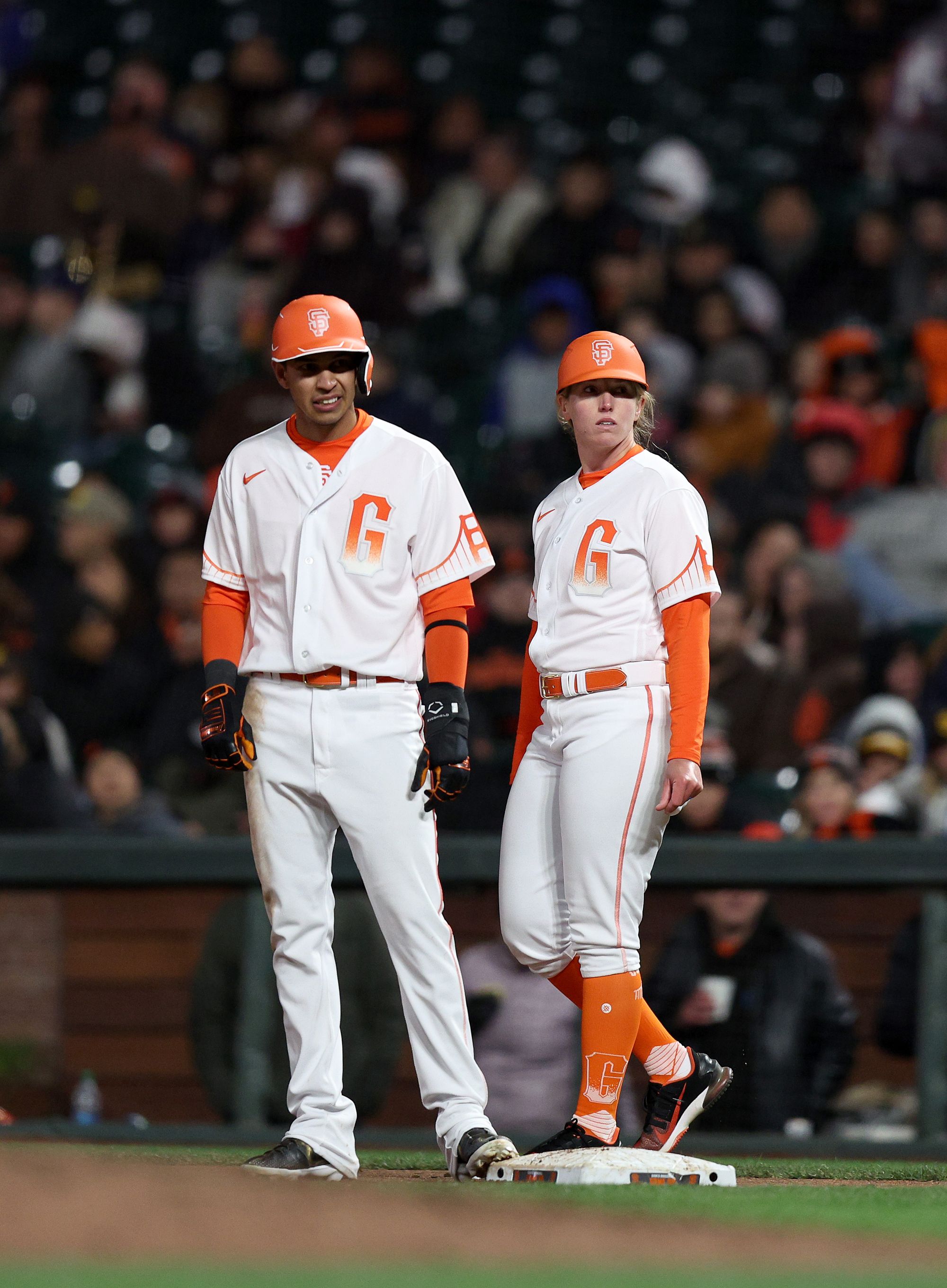 Alyssa Nakken makes history as first woman on-field coach in regular season  MLB game – KNBR