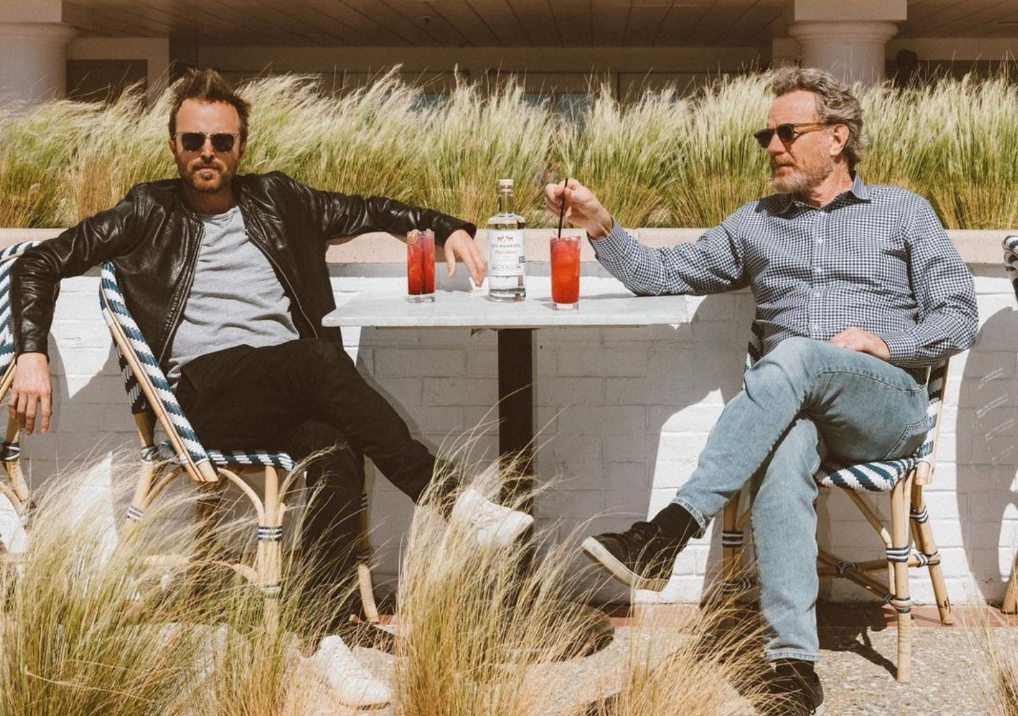 Heads Up, 'Breaking Bad' Fans: Bryan Cranston and Aron Paul Are In SF Doing a Mezcal Promotion