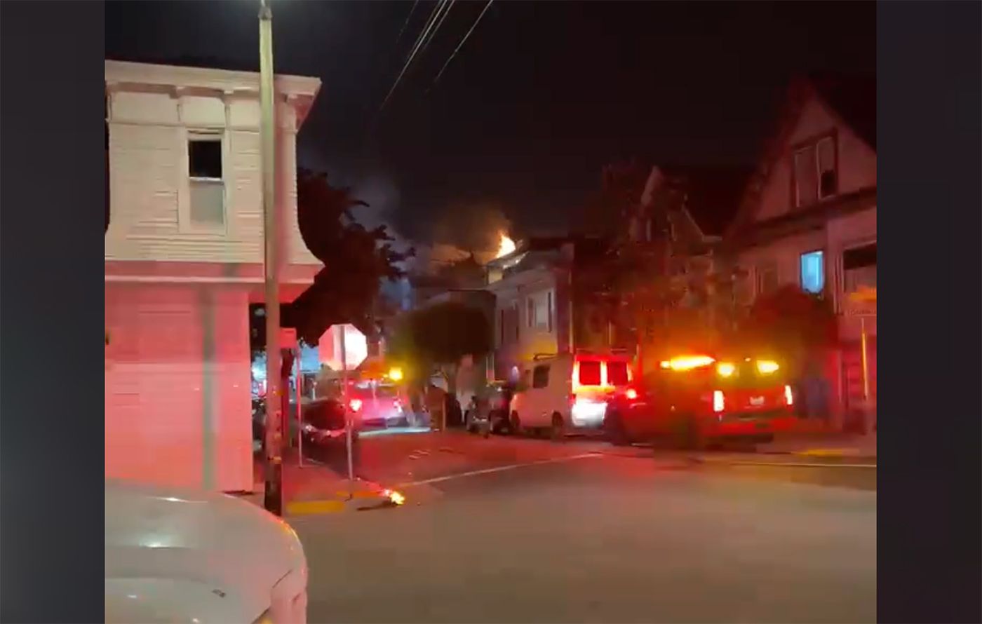 Firefighter Injured, Six Displaced In Bernal Heights Fire