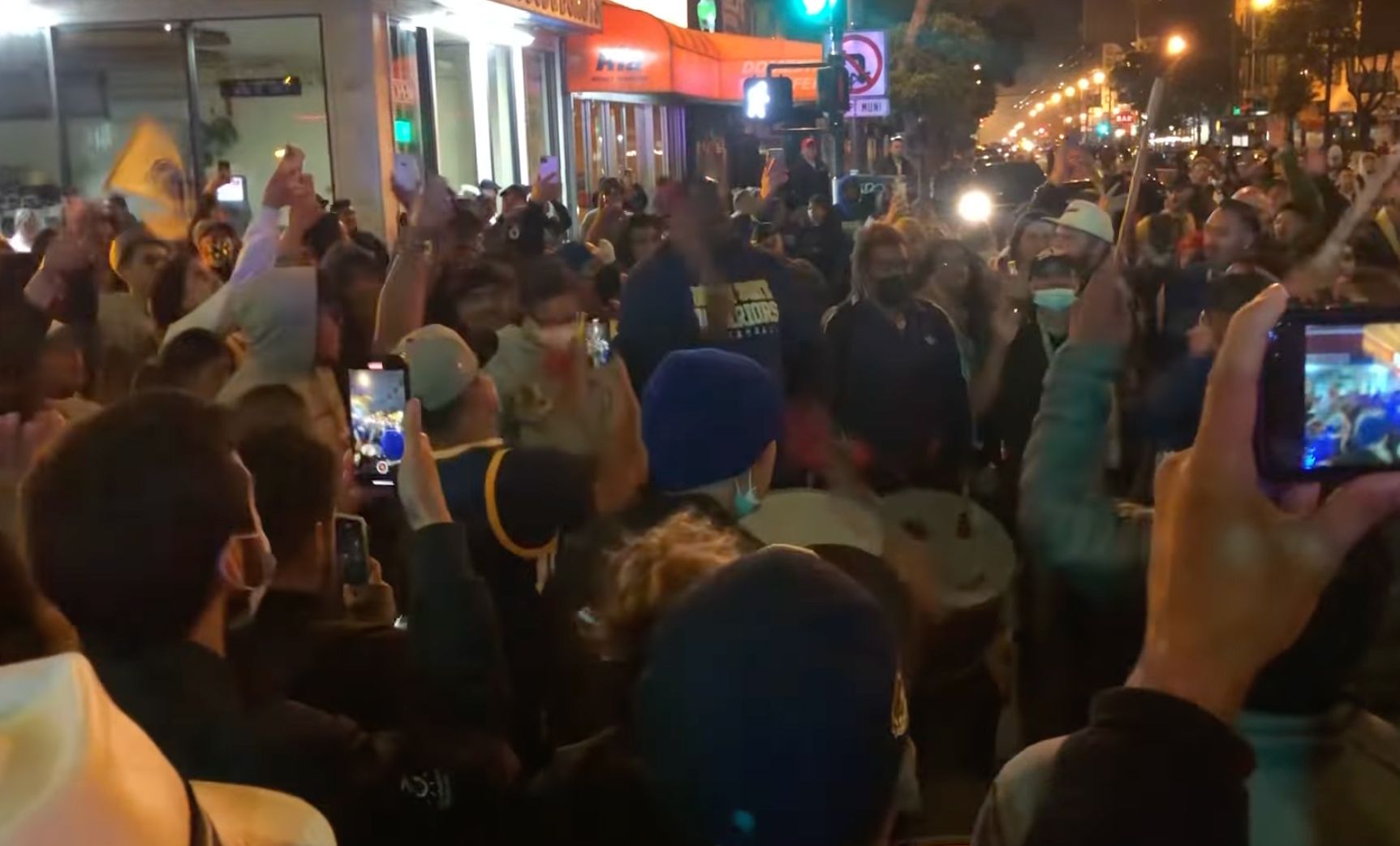 SFPD Now Says That 'About 17 Officers Were Injured' During Thursday's Warriors Celebrations In the Mission
