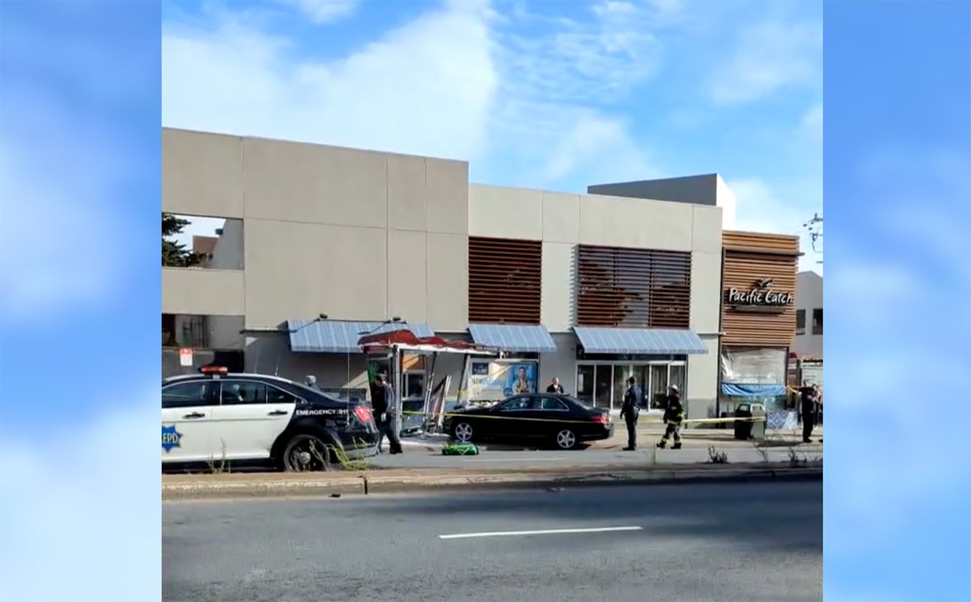 Car Careens Into Inner Sunset Bus Stop Injuring Four Pedestrians