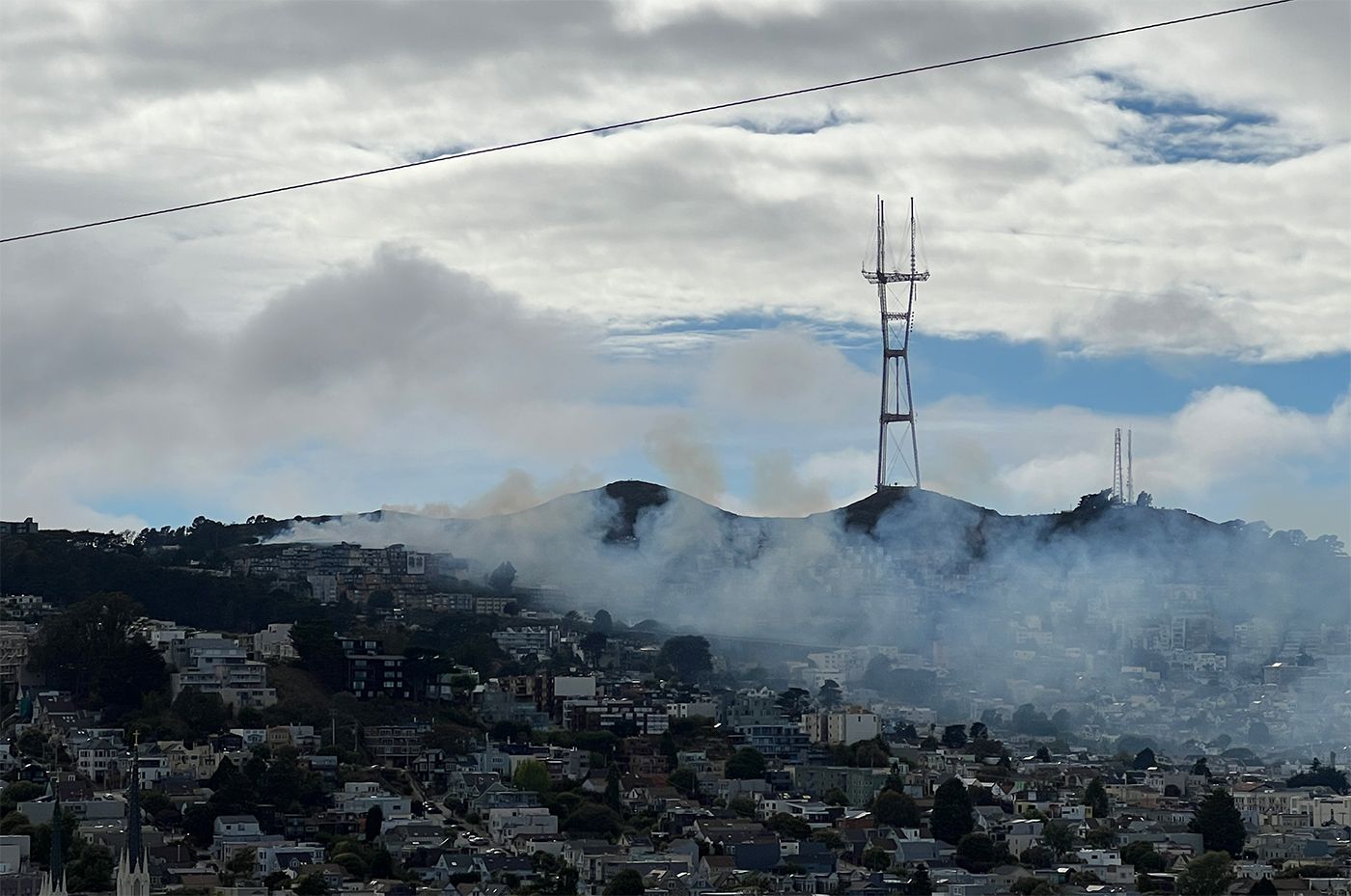 Tuesday Morning Topline: Grass Fire on Twin Peaks Got Very Smoky