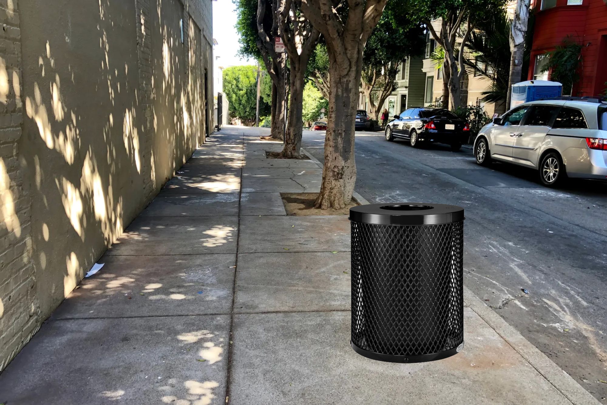 Rubbish! San Francisco's $20,000 designer trash can struggles to contain  trash, California