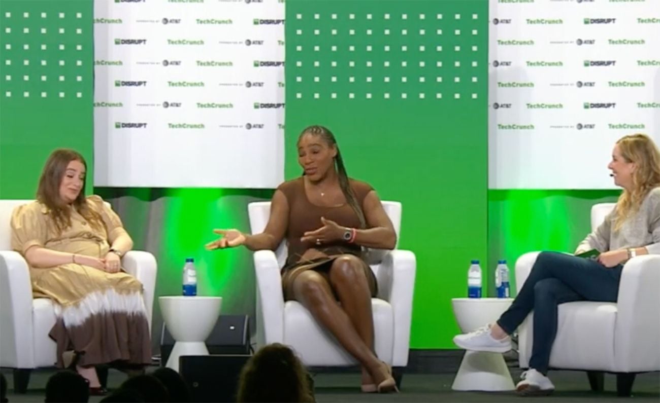 Serena Williams at TechCrunch Disrupt Says She Doesn't Ask Husband Alexis for Business Advice