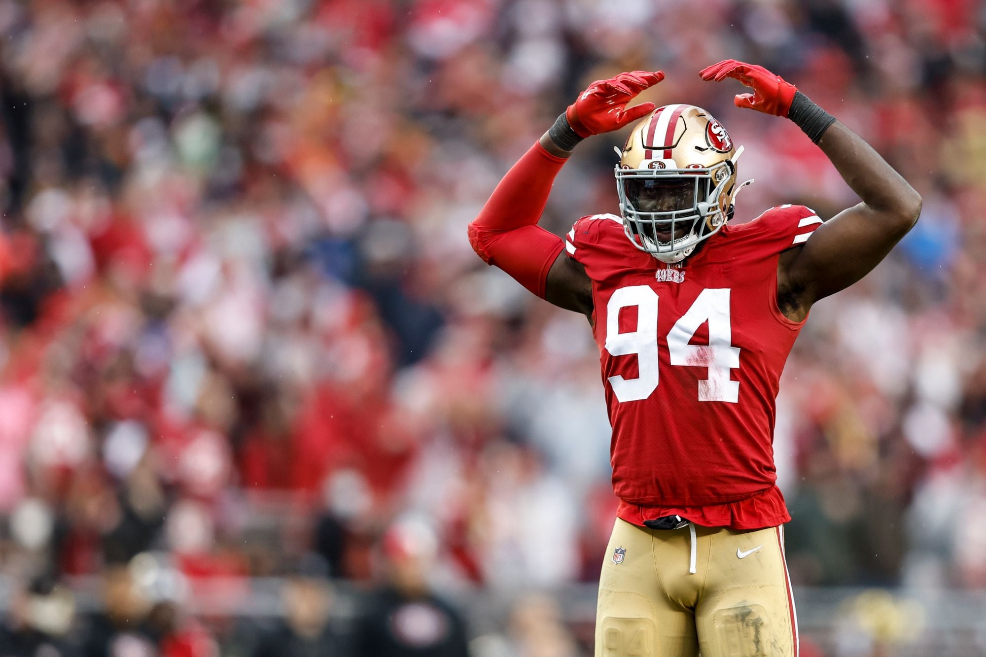 49ers Defensive Lineman Charles Omenihu Arrested On Domestic Violence Charges
