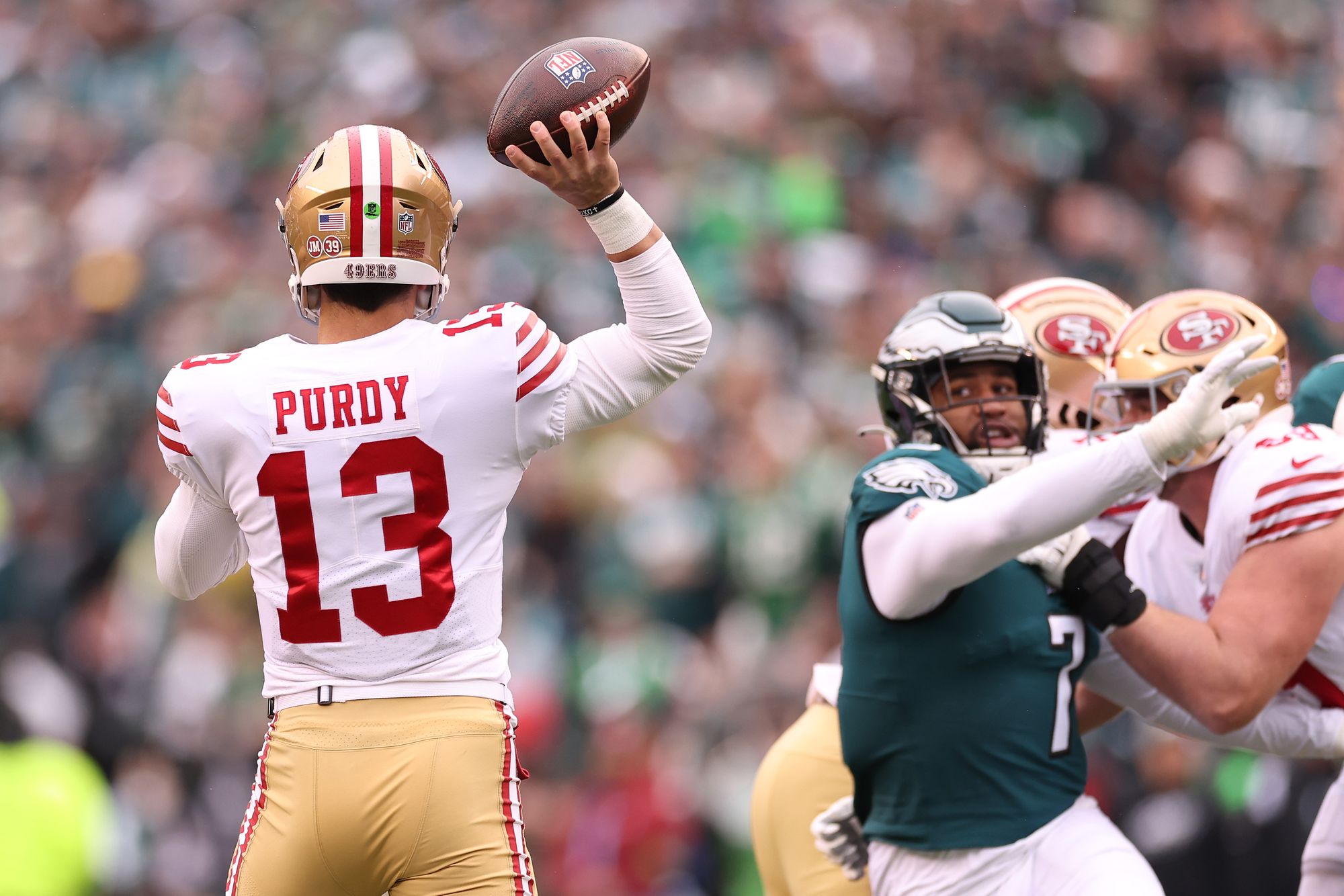 Garoppolo, Purdy, Brady, oh my! 49ers' quarterback chatter is all