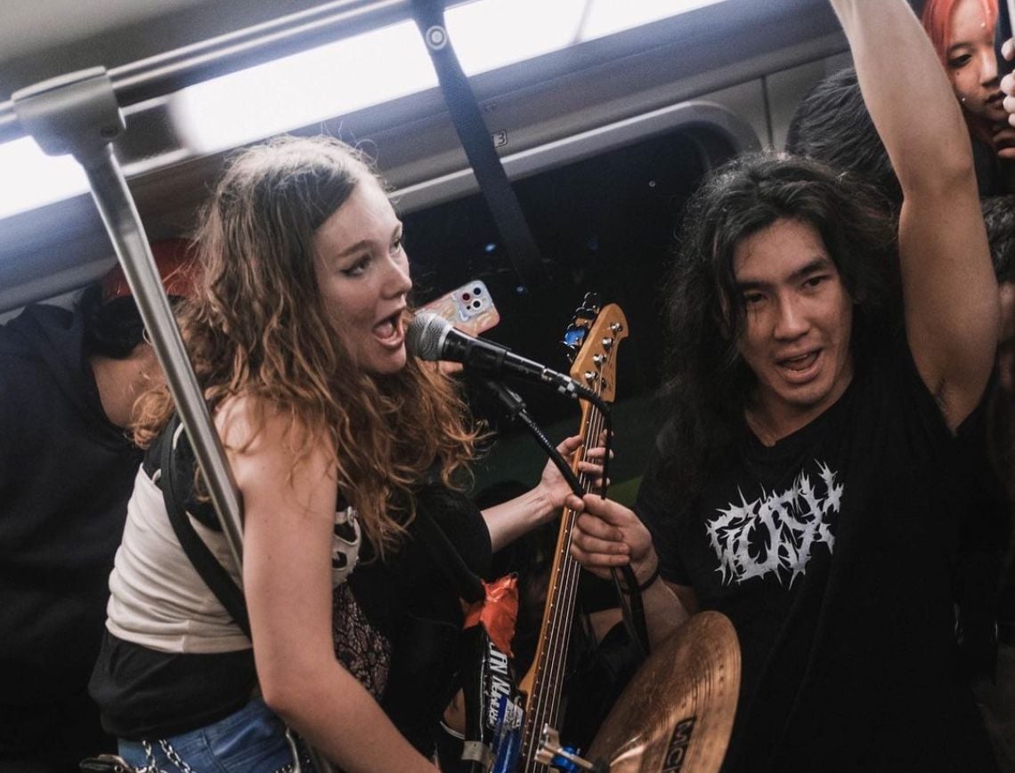 Punk Bands Rocked Out an Impromptu Live Show On a Moving BART Train Friday Night