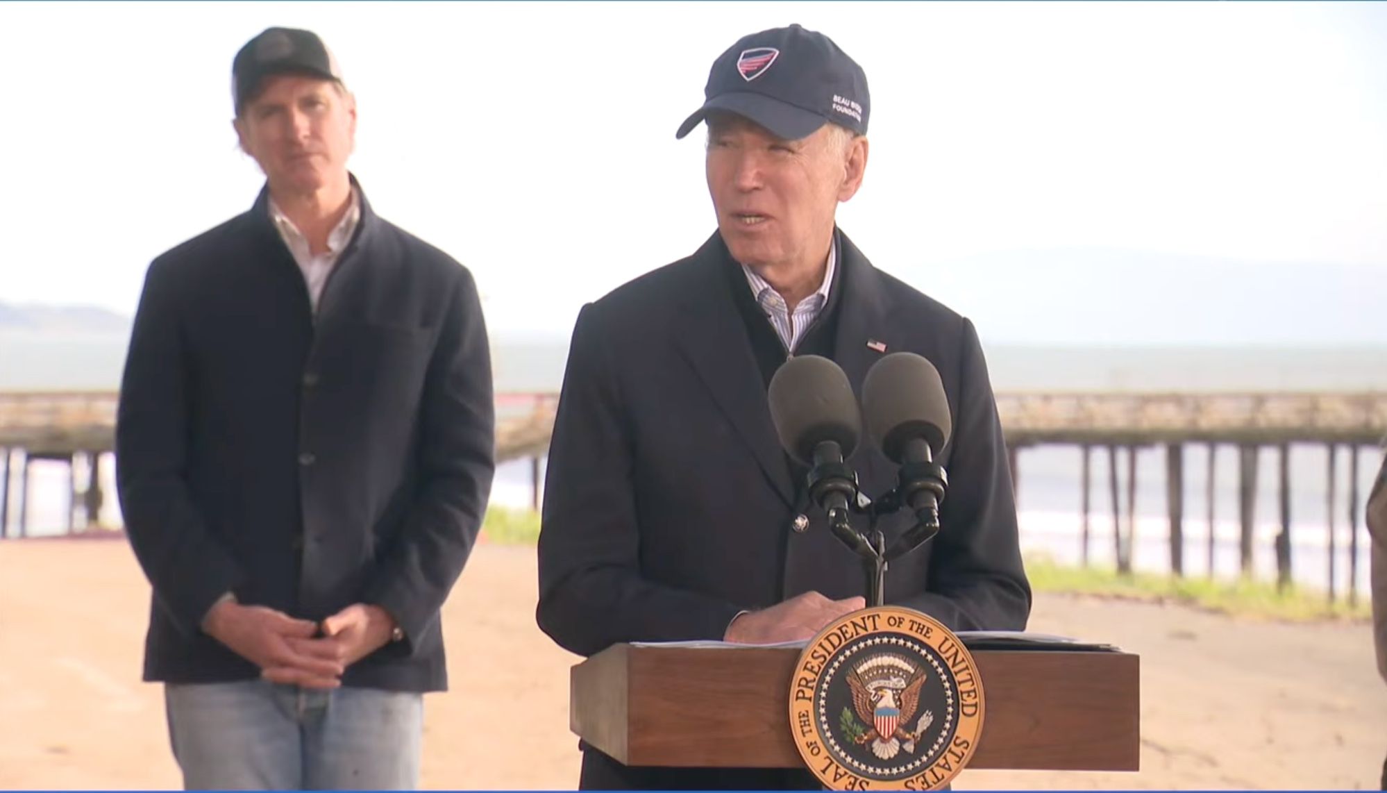 Video: President Biden Tours Storm-Ravaged Santa Cruz and Santa Clara Counties, Announces More Relief Funds