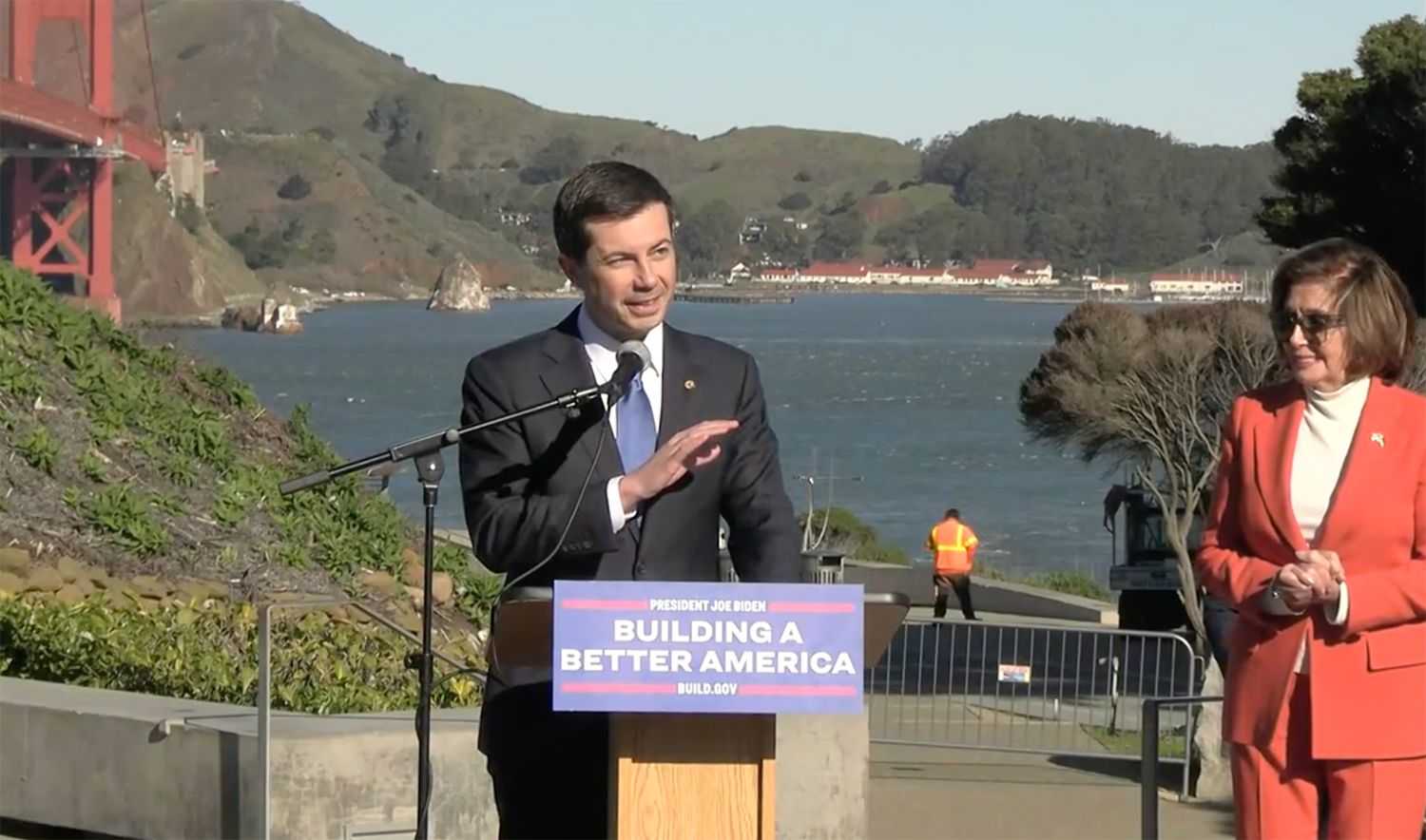 Pete Buttigieg and Nancy Pelosi Join London Breed to Celebrate $400M Federal Grant for Golden Gate Bridge Upgrades