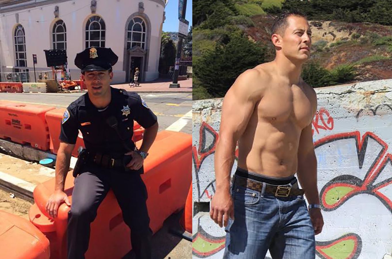 San Francisco cop Chris Kohrs internet sensation thanks to Facebook photos