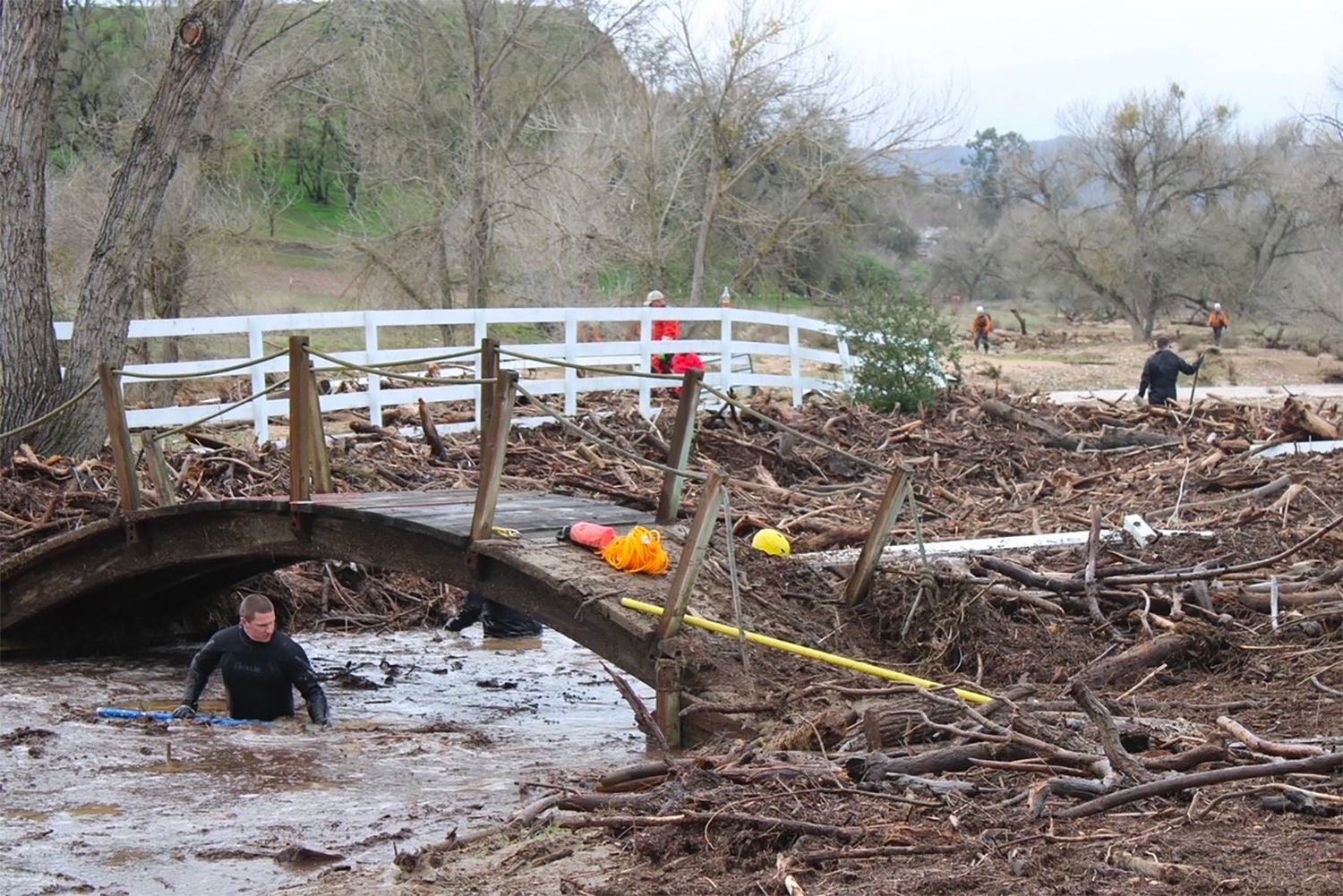 5-Year-Old Boy Still Missing After Being Swept Away In Paso Robles Flood; Mom Says He Told Her to 'Be Calm'
