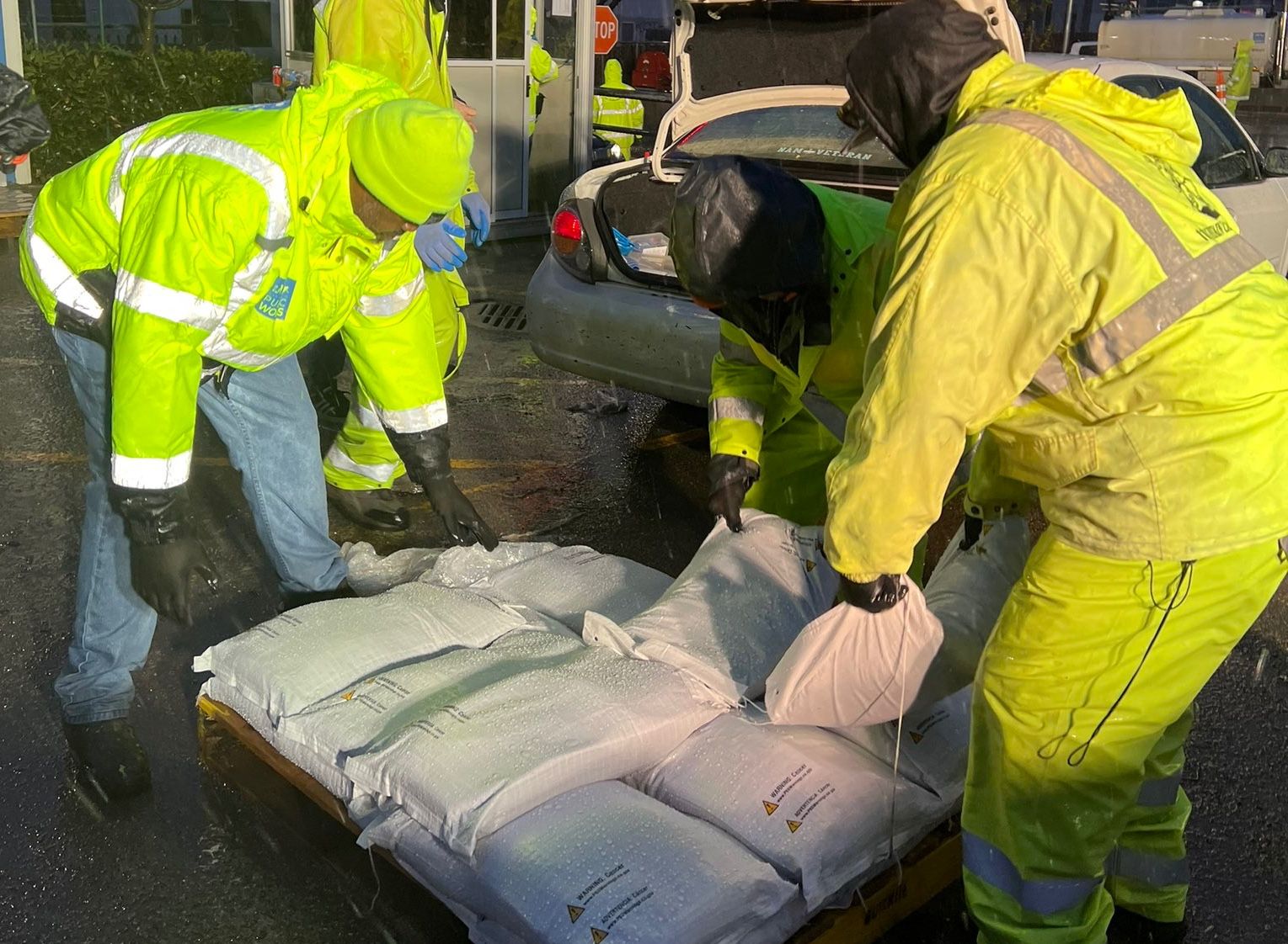 Day Around the Bay Public Works Sandbag Giveaway Resumes As