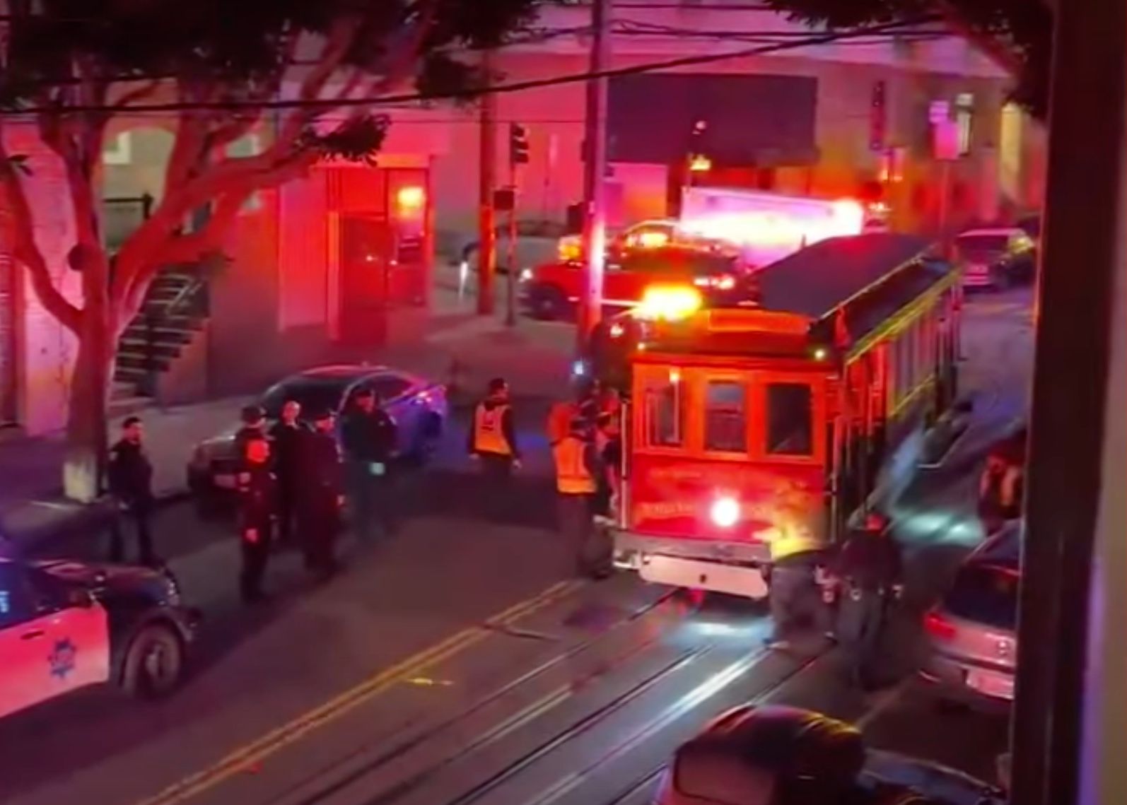 Cable Car Derails in Nob Hill, Two Injured, And This May Have Been a Hit-And-Run