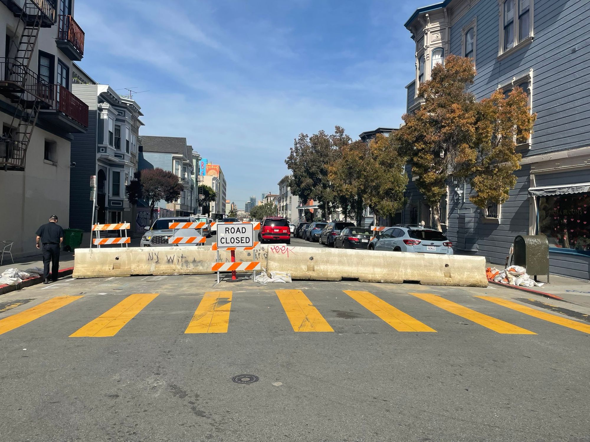 Capp Street Gets Bigger New Concrete Barricades, Firefighters Union ...