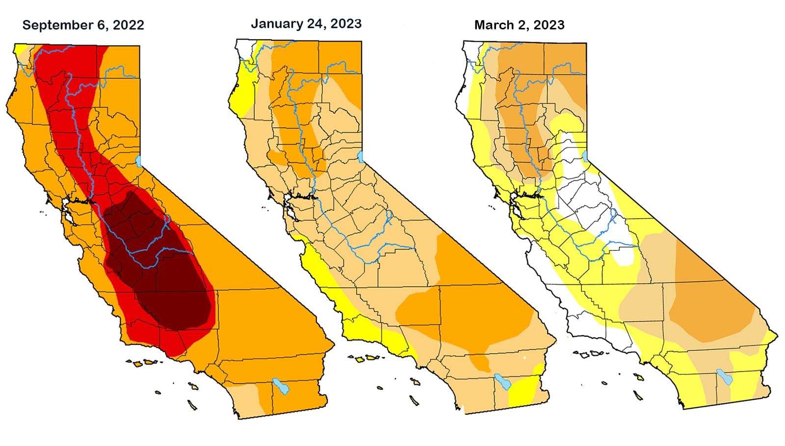 More Than Half of California Is Now Officially Drought-Free