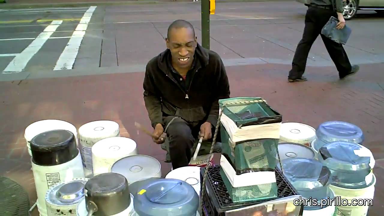 Drum-Playing Union Square Street Performer Larry ‘Bucket Man’ Hunt Has Died At Age 64