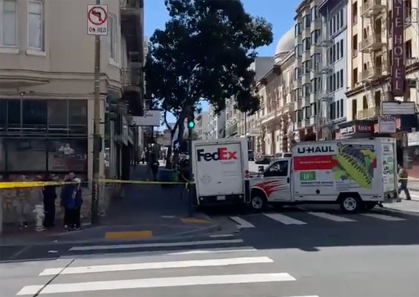 [Update] Man Killed By Runaway U-Haul Truck on Geary Street In the Tenderloin