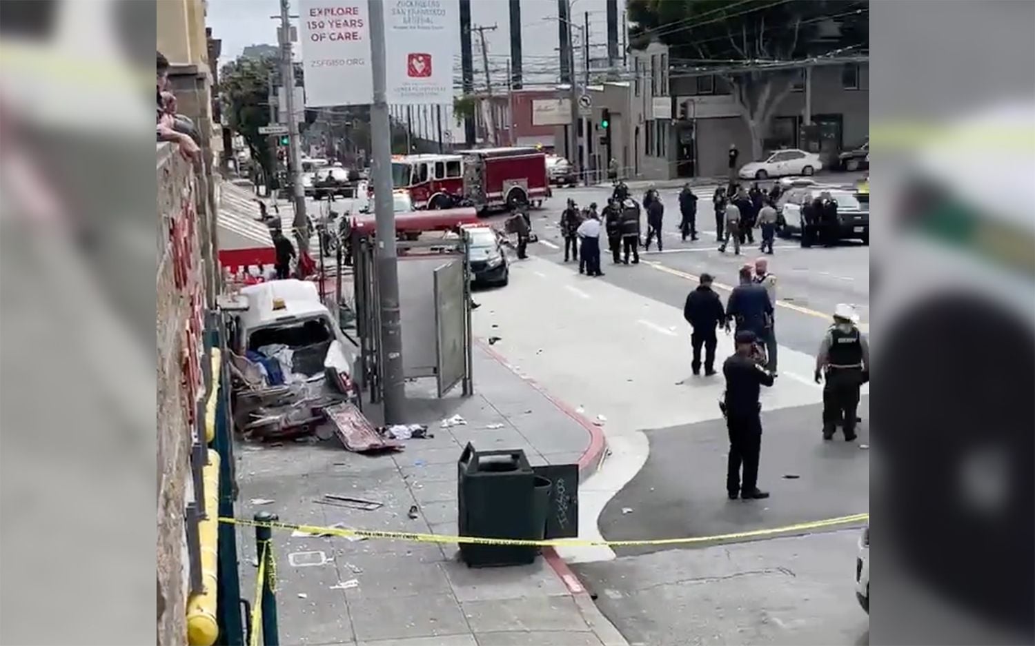 Pursuit of Carjacking Suspect Ends In Crash at 16th and Potrero, Injuring Five