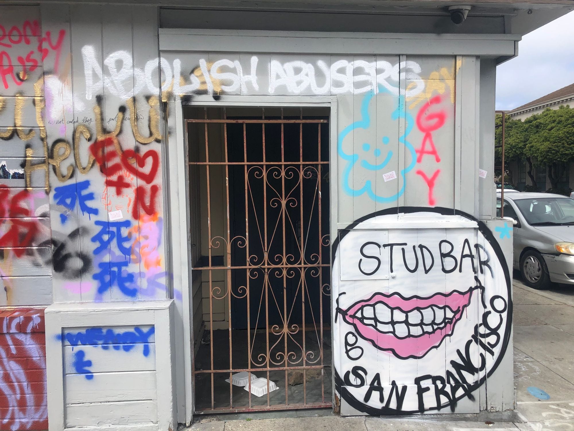 The Stud’s Former Home Hit With Pride Weekend Graffiti Again, But Vandals Also Trashed Four Cars