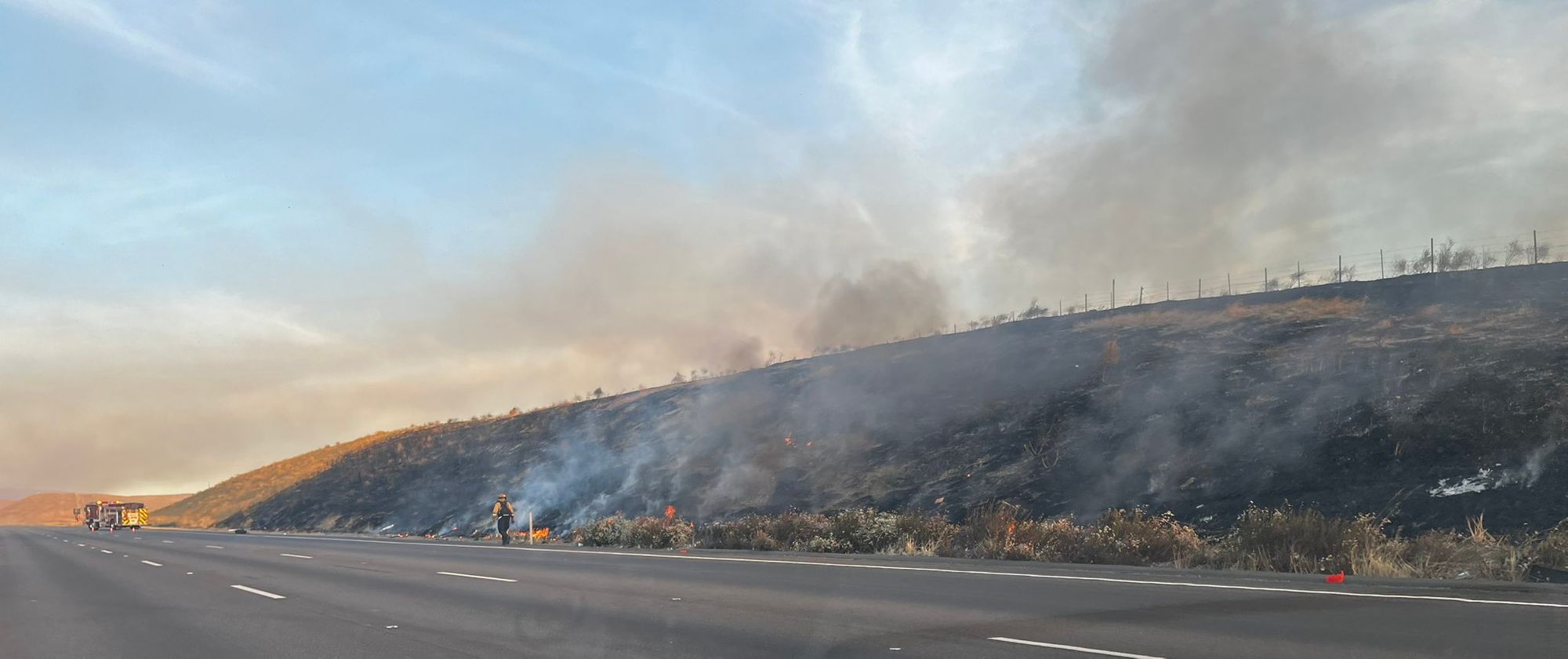 Series of Fires Along I-580 in East Alameda County Investigated As Arson