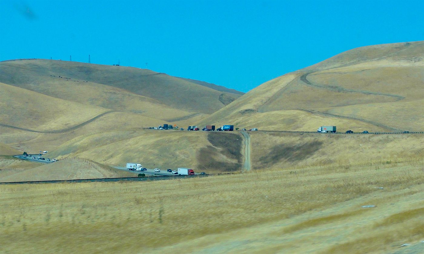 Marauding RV Causes Extensive Damage on Altamont Pass as It Tries to