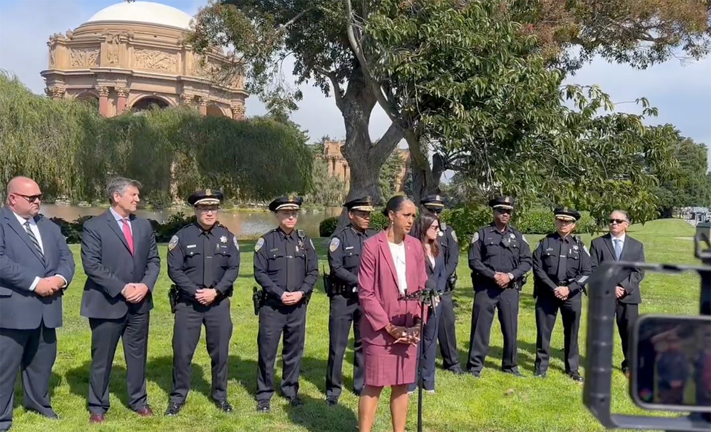 Tourists' Car Broken Into at Palace of Fine Arts Just as SFPD Holds News Conference On Break-Ins Nearby