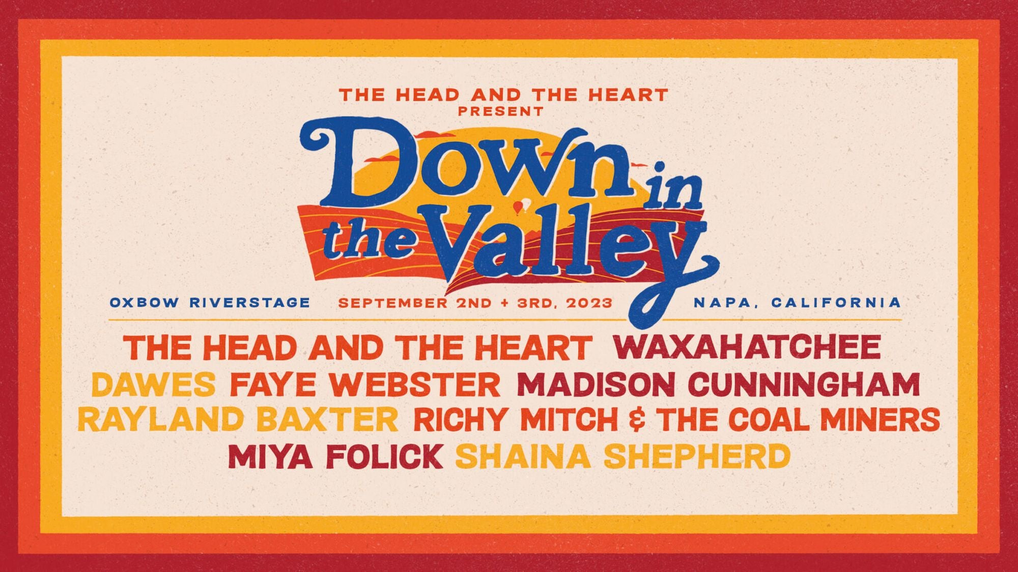 The Head and The Heart Presents a Two-Day Curated Festival In Downtown Napa