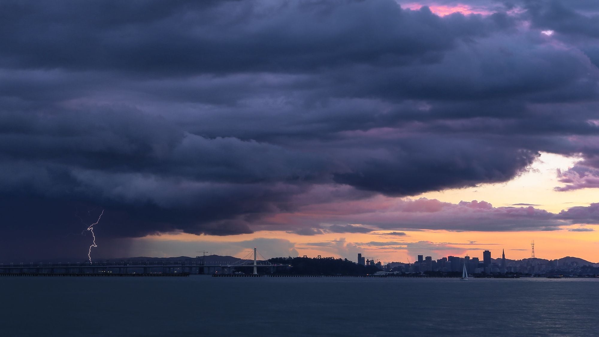 Potentially Thousands of Lightning Strikes Touch Down Across Central Coast and Bay Area Saturday