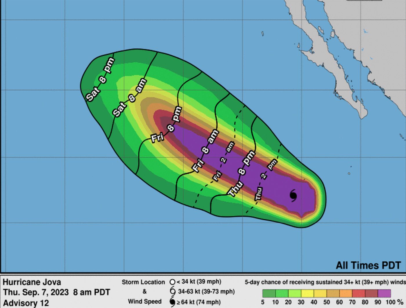 Another Hurricane, Named Jova, Looms In the Pacific Ocean