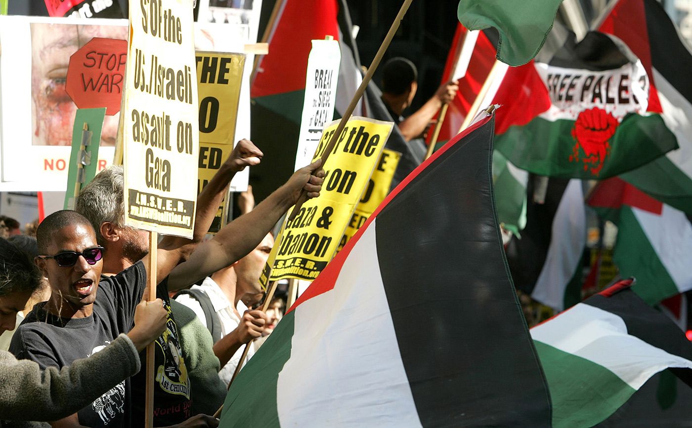 Large Pro-Palestinian Rally Outside Israeli Consulate In San Francisco Met With Counter-Protest