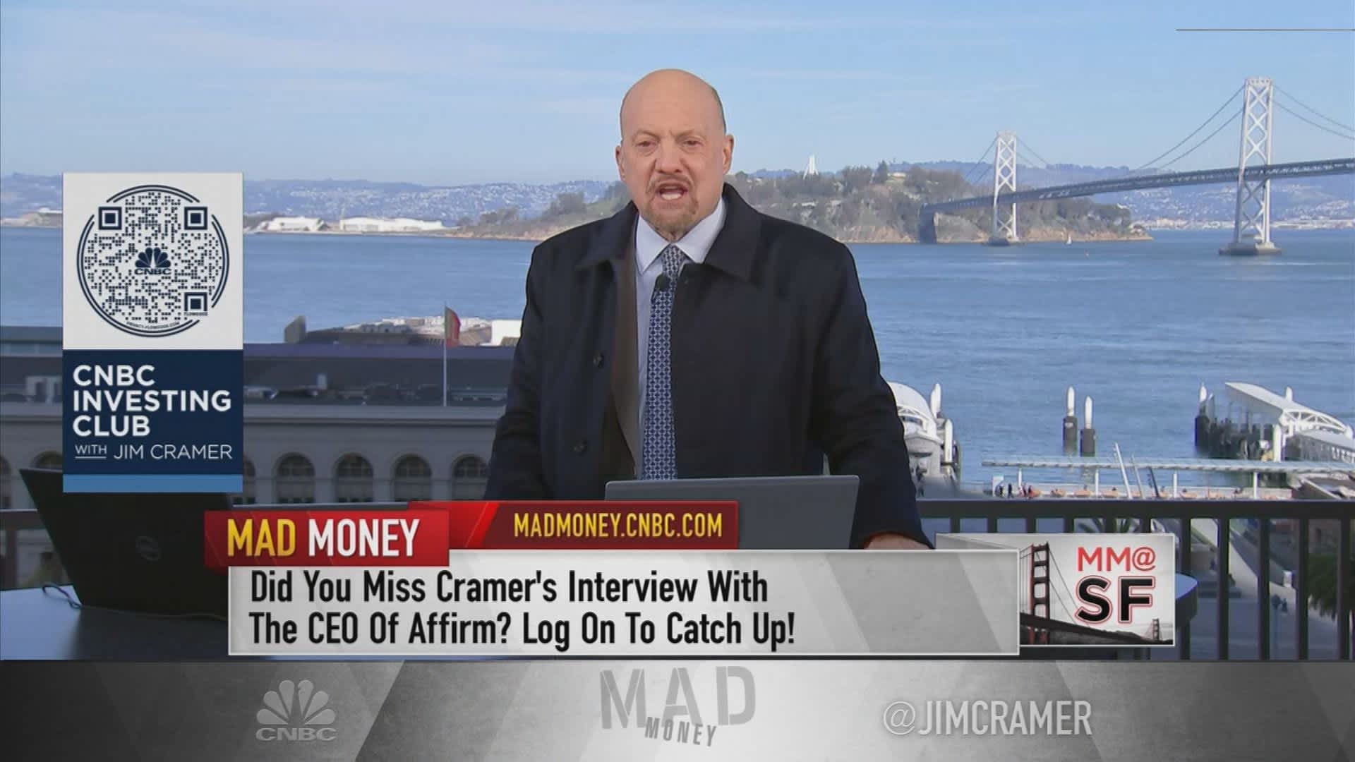 CNBC Host and Strident SF Hater Jim Cramer Now Says He’s ‘Fired Up’ to Be In SF