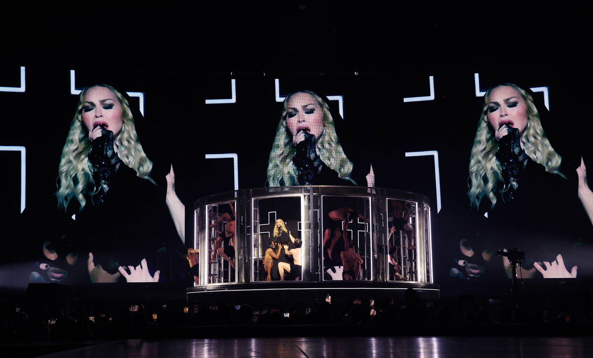 Madonna Proves She's Still Here and Kicking, If Not High-Kicking, at Chase Center 'Celebration Tour' Stop