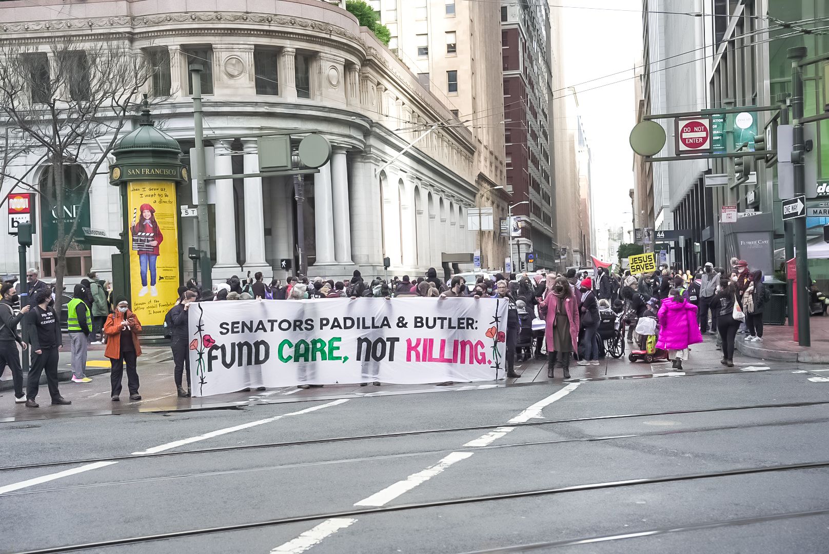 Yet Another Gaza Protest Shuts Down Major SF Financial District Intersection