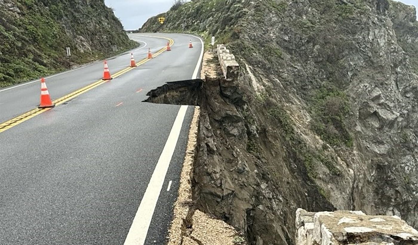 No Ins and Outs at Big Sur as More Rain Threatens to Cause More Road Damage