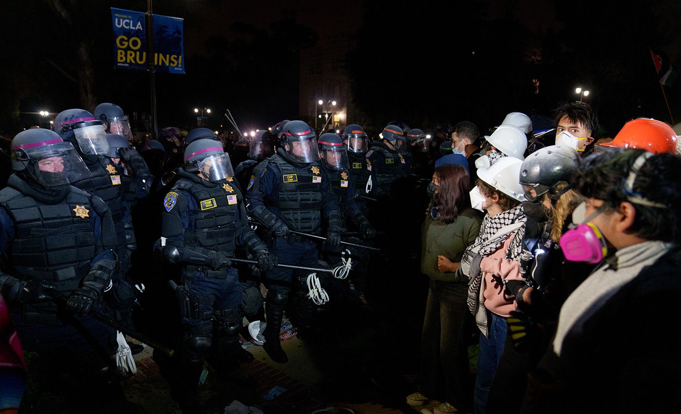 Thursday Morning What's Up: LAPD Descends on UCLA Encampment; 2 Injured In Scuffle at UC Berkeley Camp