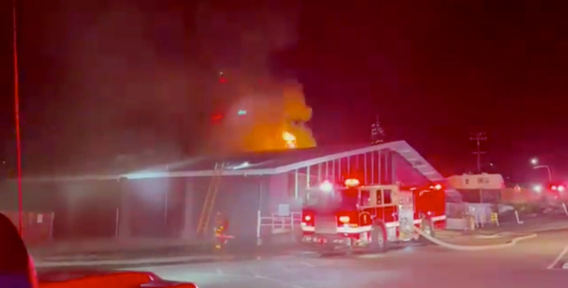 Fire Consumes Castro Valley’s Lake Chabot Public Market, Seven Small Businesses Likely Destroyed
