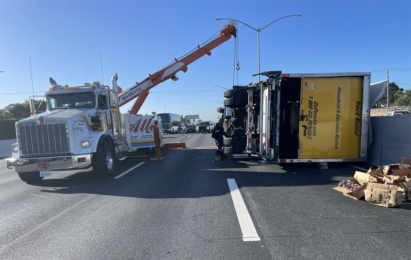 Monday Morning Headlines: Avocado Truck Overturns on 101